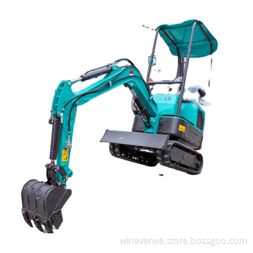 China Import Weight 1.2 Ton Mini Bagger Hydraulic Excavators Mini Garden Mini-excavator